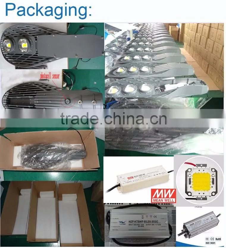 High lumen bridgelux IP67 waterproof 60w ip65 led street light 240w