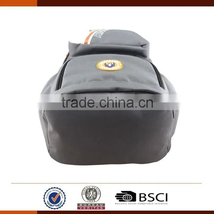 Hot selling 600D daypack lightweight blue travel backpack
