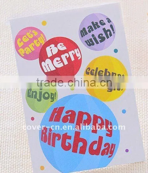 Music handmade greeting cards