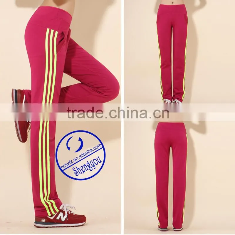 high quality women sports wear, casual latest design, jogger pants