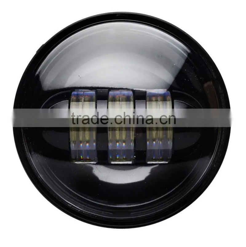 Factory sales 4-1/2" Motorcycle Motorbike LED harley passing Running Driving Fog lamp Waterproof Headlight for Harley