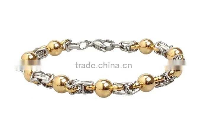 Factory wholesale latest design 316l stainless steel jewelry bracelet for men