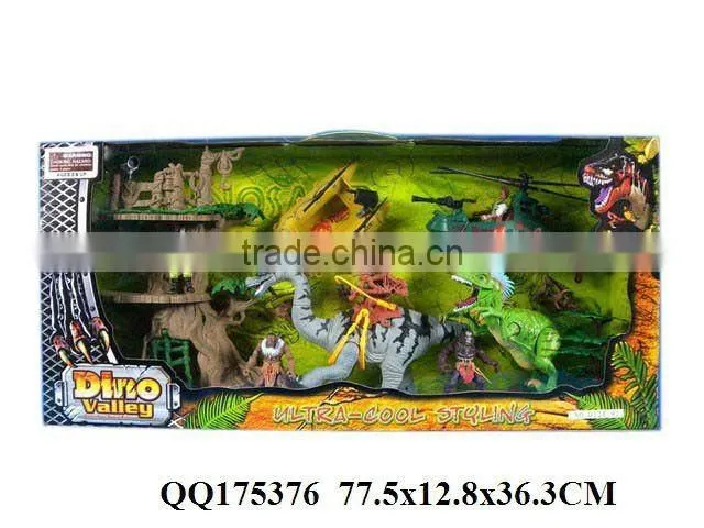 Funny dinosaur play set