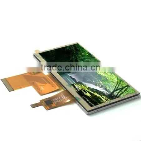 Higt quanlity Tft lcd 4.6 inch WVGA 800*320 Small size lcd solar panel with PCAP