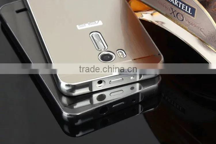 Wholesale Metal Bumper Mirror Cover Phone Case For Asus Zenfone Go