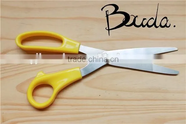 5" Stationery stainless steel student scissors with plastic handle BD-S1706