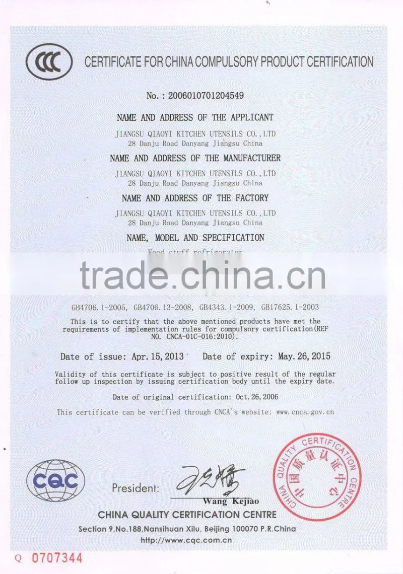 C3 900L 4-door Double-temperature Upright Commercial Refrigerator Freezer for Restaurant