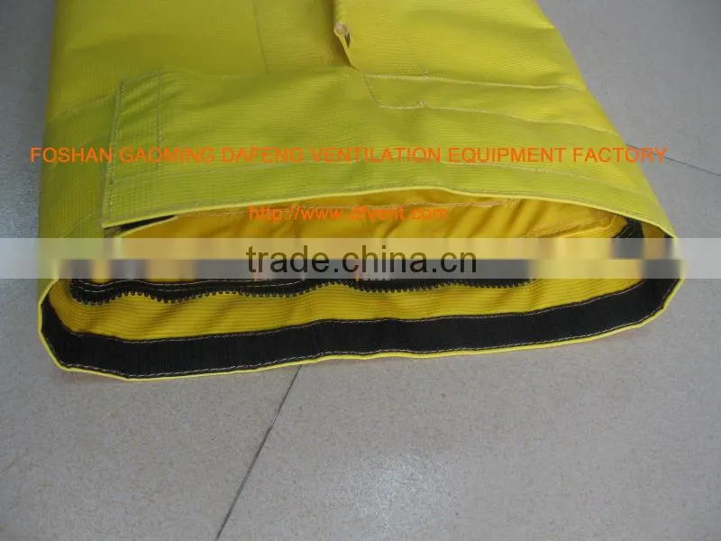 650gsm lay-flat mining duct tunnel duct