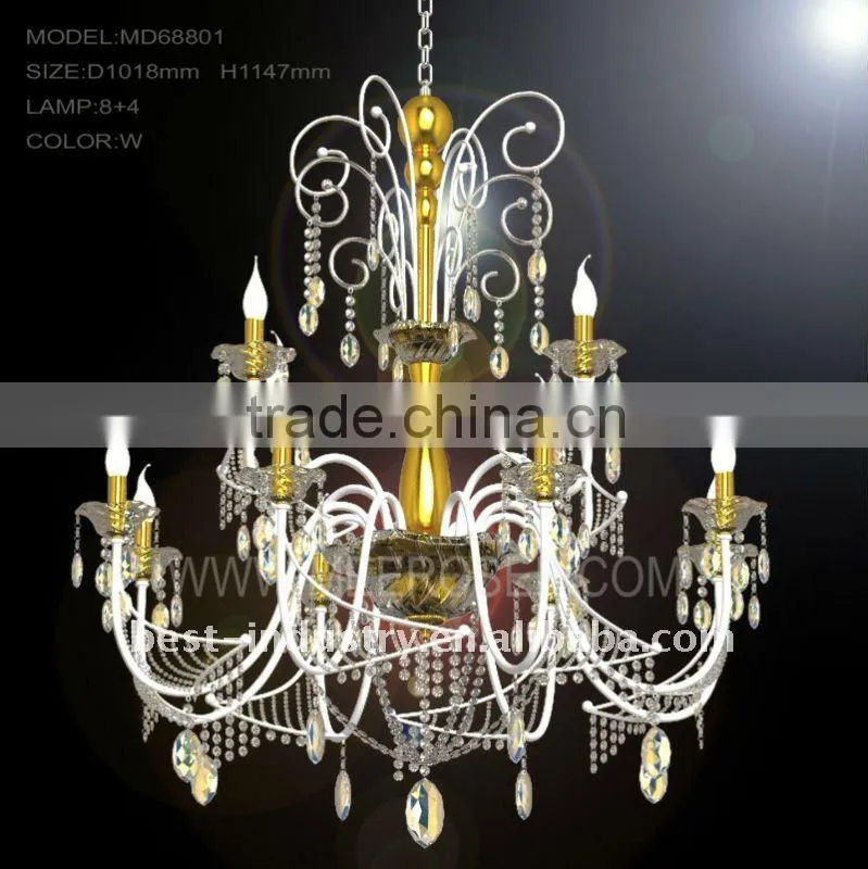 modern elegant crystal ceiling pendant light