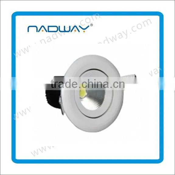 CE approval Dimming cob led downlight Nadway