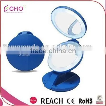 3 -way China small cosmetic folded bag Mirror, concave glass Mirror, Colored Mirror Glass, Vinyl Backed Safety Mirror Supplier