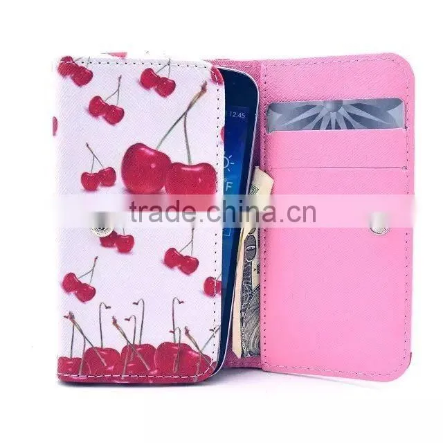 OEM Beautiful Pattern PU Leather Case Cover,Customized Flip Case For Iphone 7