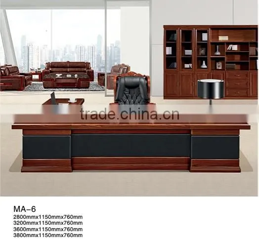 Executive office desk design wooden office desk BOSS desk MA-6