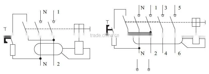 Reasonable price widely use 2, 4 poles rccb 50 amp