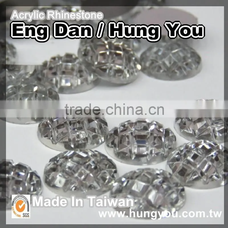 Unique design transparent color rhinestone for clothes