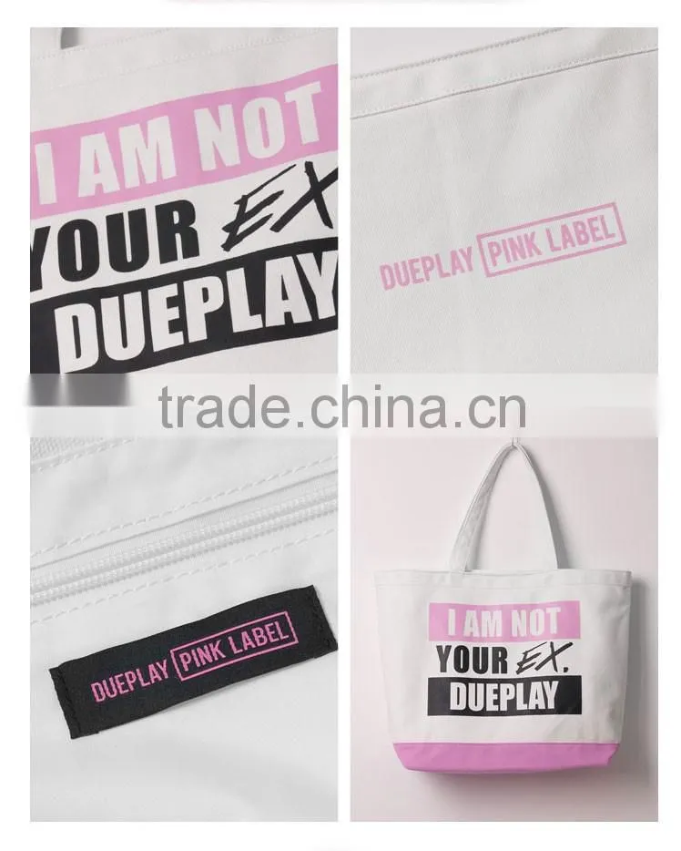 Eco recyclable shopping cotton tote bag