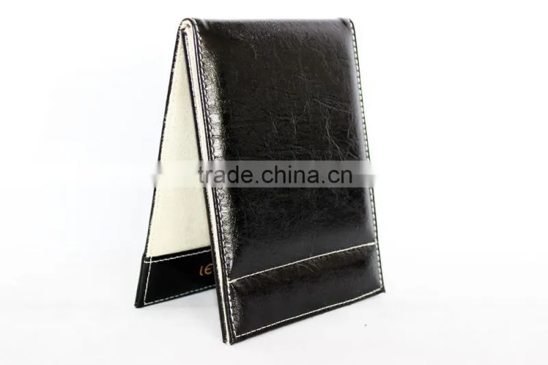 High Quality leather Standing Up Cosmetic Mirror
