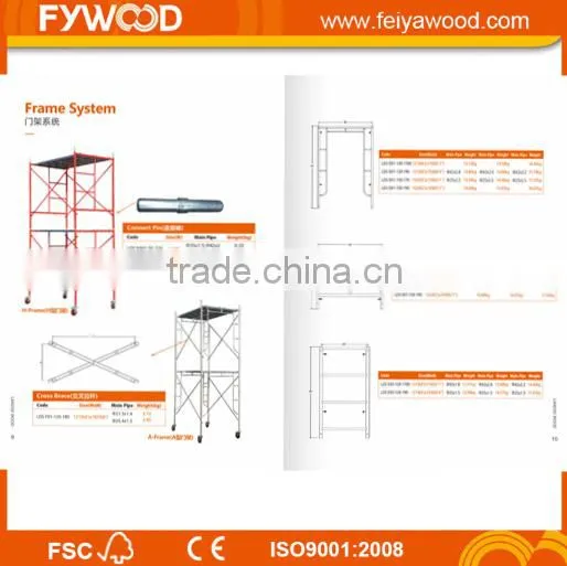 High Quality Steel Ringlock Scaffolding for Working Platform or Support System