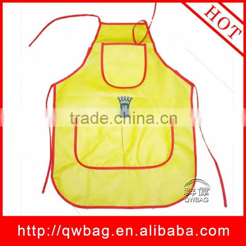 Beautiful woven fabric apron for production