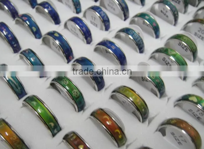 factory direct sale changing color mood ring