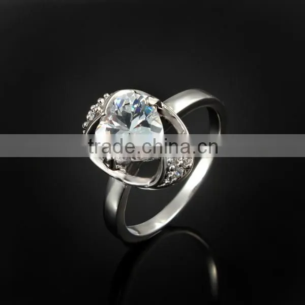 Hot Vintage Old Fashion Party Diamond Ring With Rhinestone