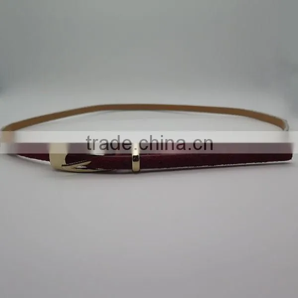 Fashion skinny belt with horsehair for women