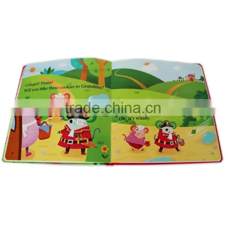 Hardcover book printing custom children book kid's book printing