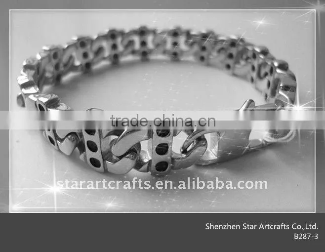 316 stainless steel hot sale bracelet 2013