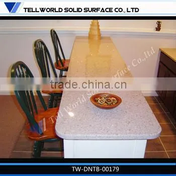 Square solid surface dinning table /restaurant table Mcdonald table
