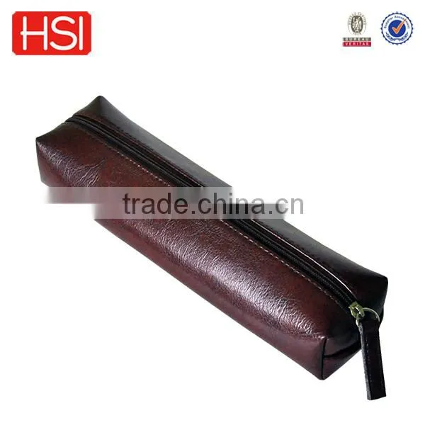 BSCI audited wholesale pu plain pencil case