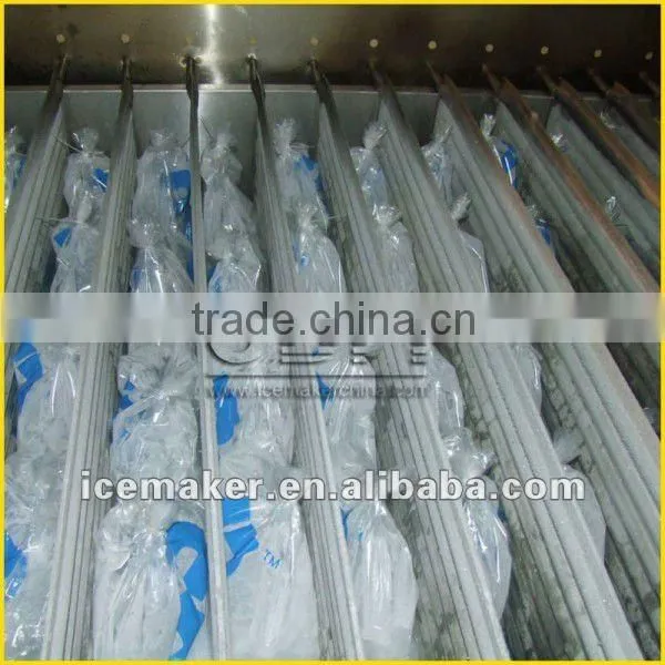 Large commercial ice plant design for bag block ice