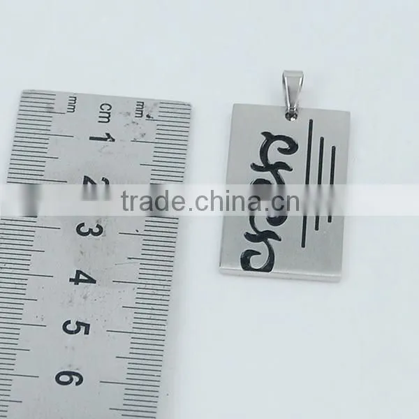 Stainless Steel Stamping Tags Pendants 20mm Dia