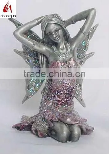 2012 metal lovely fairy sculpture 0243