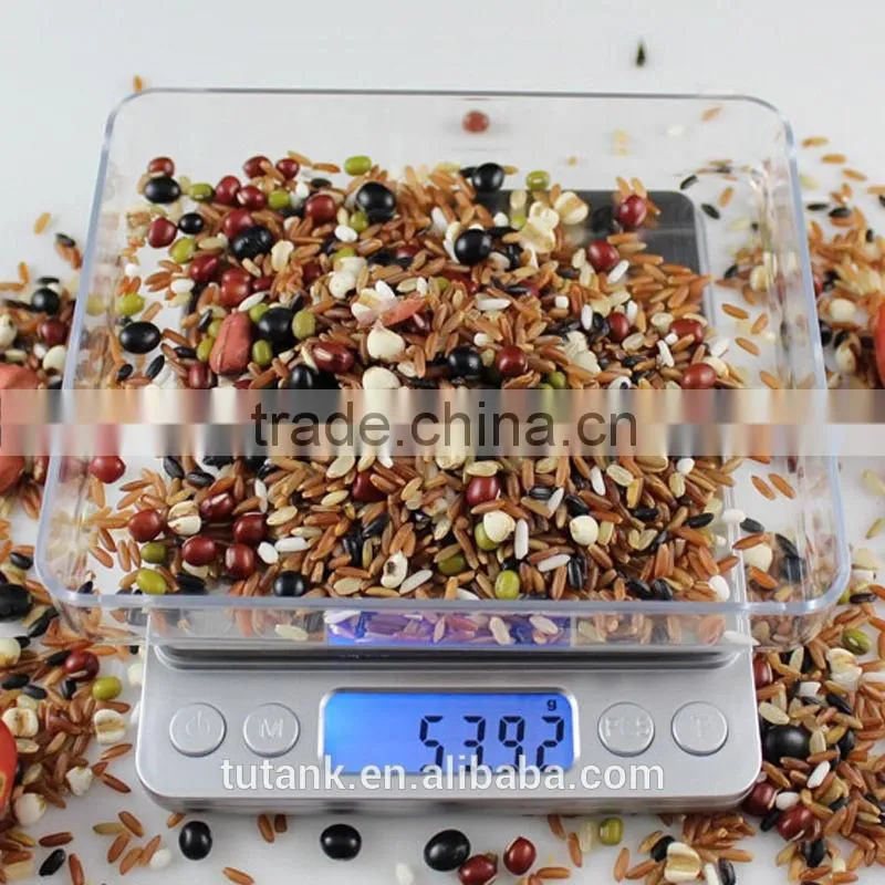 1000g x 0.1g Stainless Digital Pocket Scale Kitchen Scale Jewelry Weight Balance