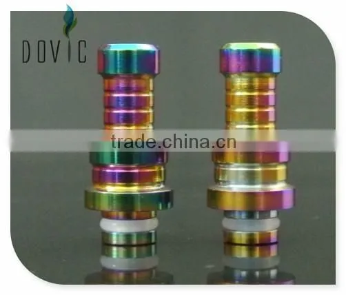 Dovic various styles stainless steel drip tips rainbow drip tips 510