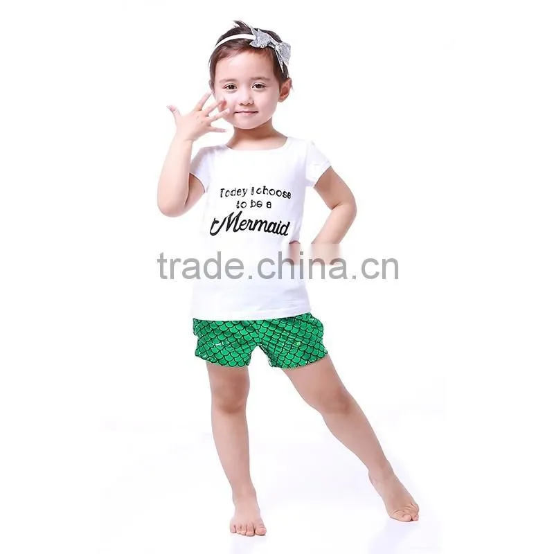 2016 baby girls mermaid outfits,wholesale girls childrens boutique clothing