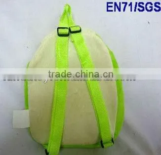 Plush frog School bag