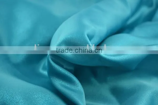 Shaoxing mulinsen sliver stamped satin textile plain polyester