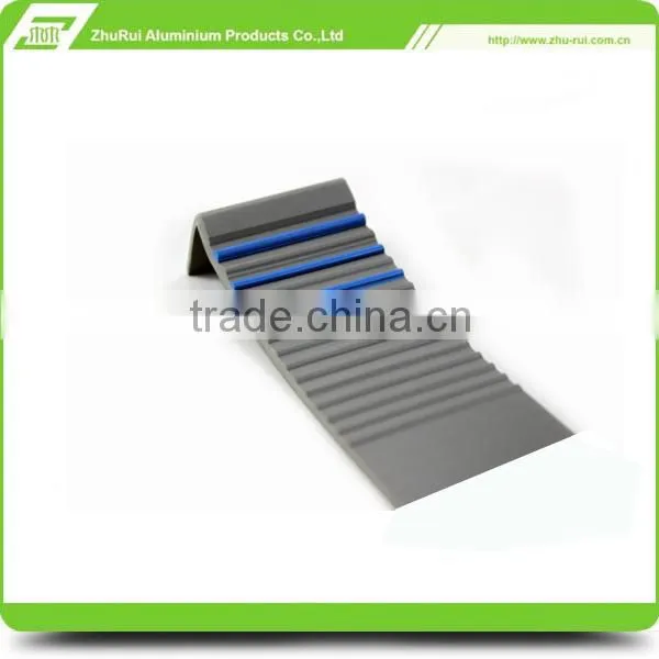 Black Rubber stair step nosing/step edging/stair nosing for antislip strip of stair case in hospitai /school