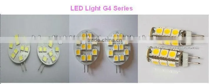 AC DC 3 years warranty CE RoHS 200lm smd 5050 2W dimmable g4 led