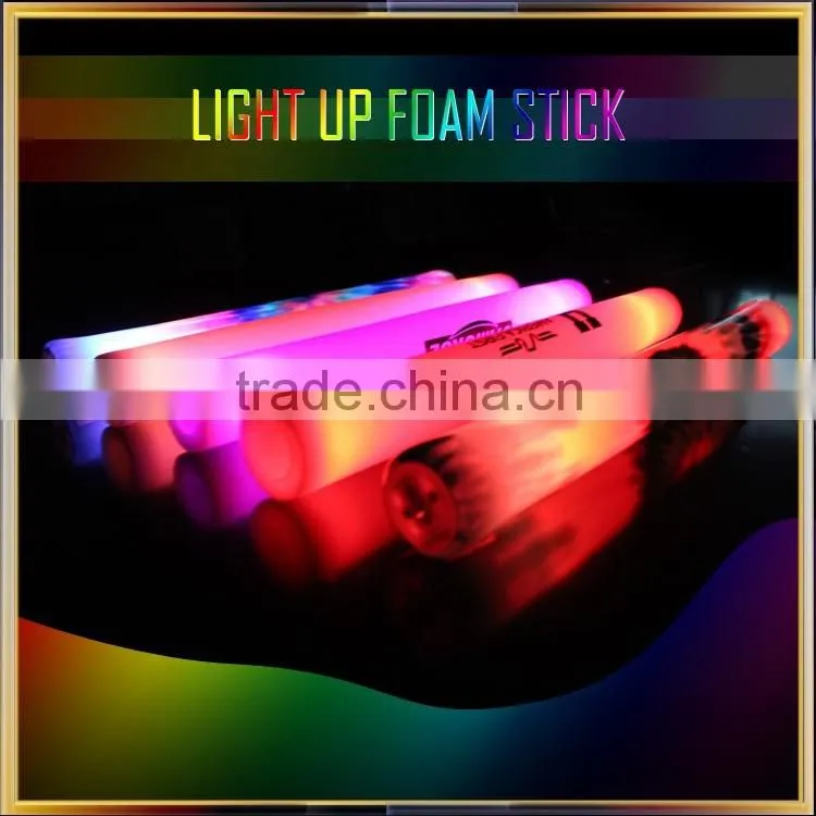 2016 Factory LED Flashing Lights Foam Glow Stick For Event