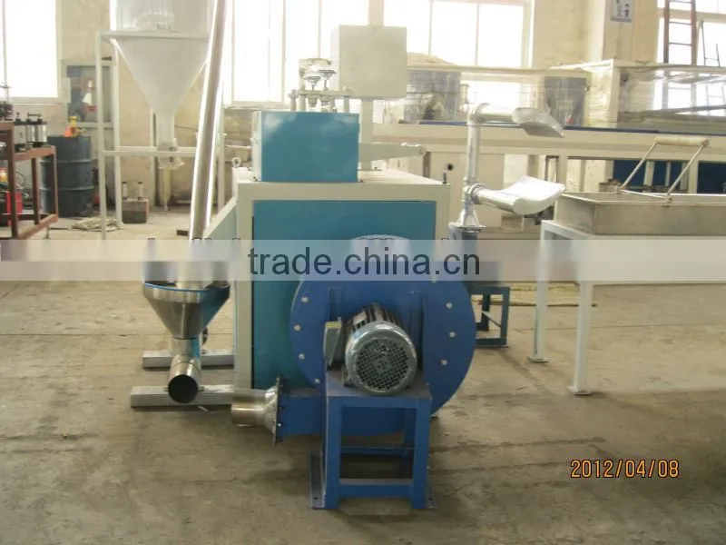 Plastic granules extruder to making pellets