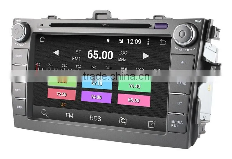 Ownice c180 Car stereo car dvd player for Toyota Corolla 2006-2011 with GPS,IPOD,TV Function video AUX