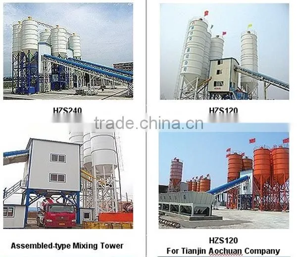 Mobile Concrete Batching Plant YHZS60 with Reasonable Price on Sale