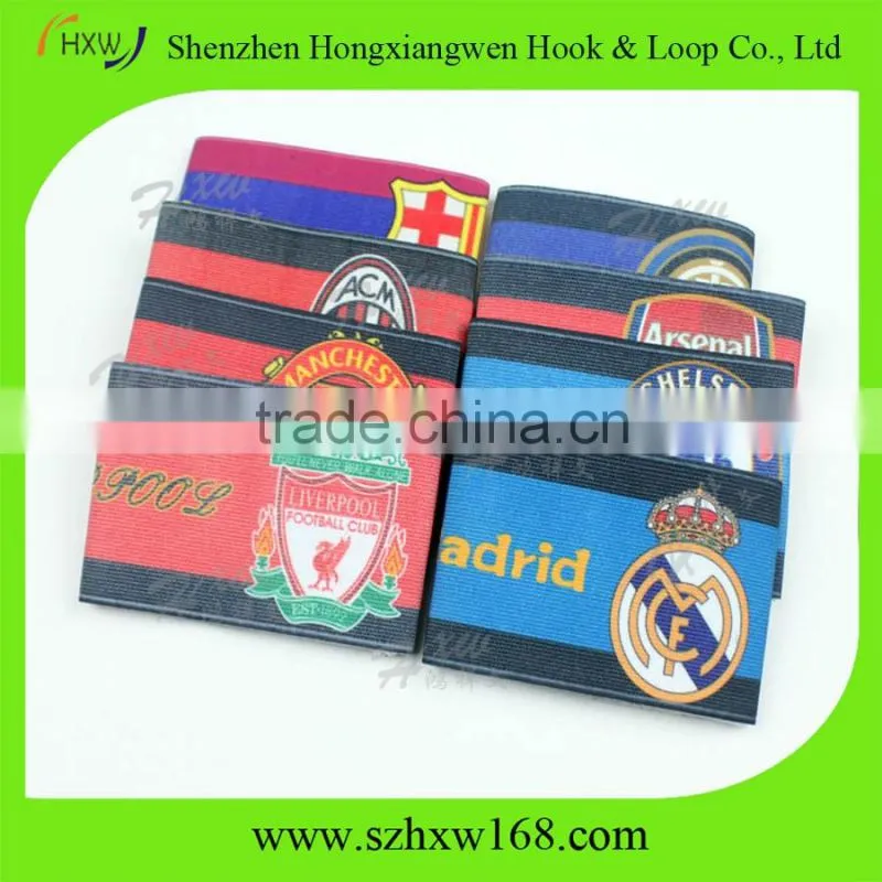 Full color logo print customized soccer captain armband