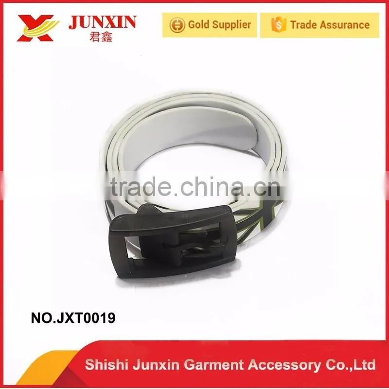 2016 new style products OEM plastic belts silicone belts made in China
