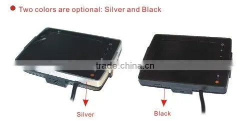 5 inch car safety system with touch button monitor