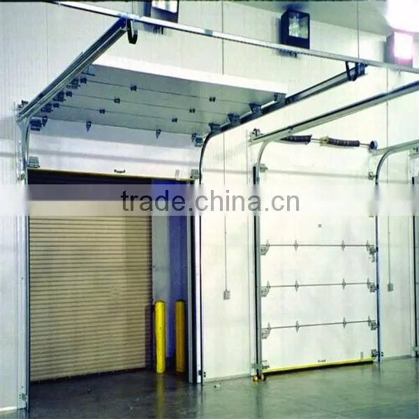 Pu Foam Panel Lift Up Industrial Sectional Door