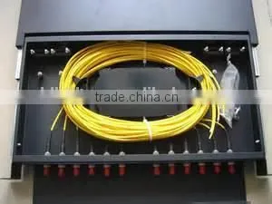 Rack-mount drawer type 19" fiber optic patch panel 12 ports/24 ports optical fiber patch panel