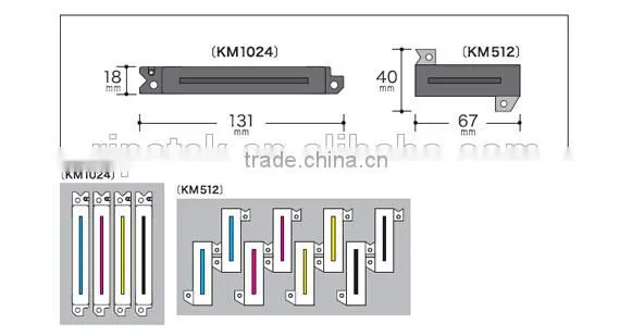 Konica 1024/42PL/14PL Head